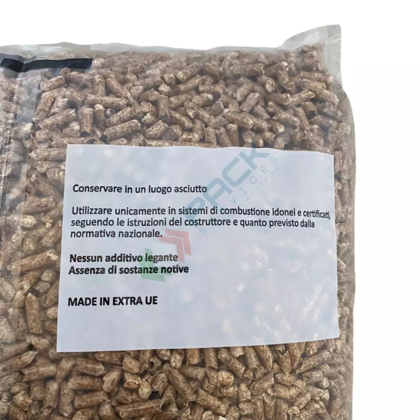 Pellet Fiemme Premium ENplus A1 – 100% Abete ad Alto Potere Calorifico – PALLET 70 SACCHI DA 15 kg