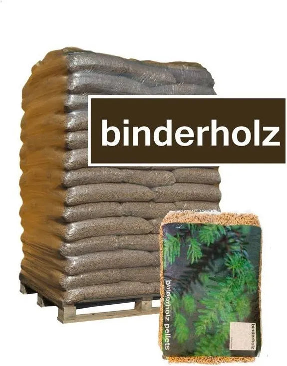 PELLET BINDERHOLZ PREMIUM A1 – PALLET 70 SACCHI DA 15KG