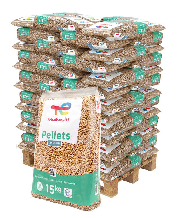 TotalEnergies Pellets Premium – Pallet 70 Sacchi da 15 kg