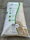 PELLET DI FAGGIO E ABETE – ALTO POTERE CALORIFICO – PALLET 70 SACCHI DA 15KG