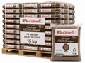 BruciaBene – Pellet di Legno 100% Castagno ENplus A1 | Pallet 70 sacchi × 15 kg