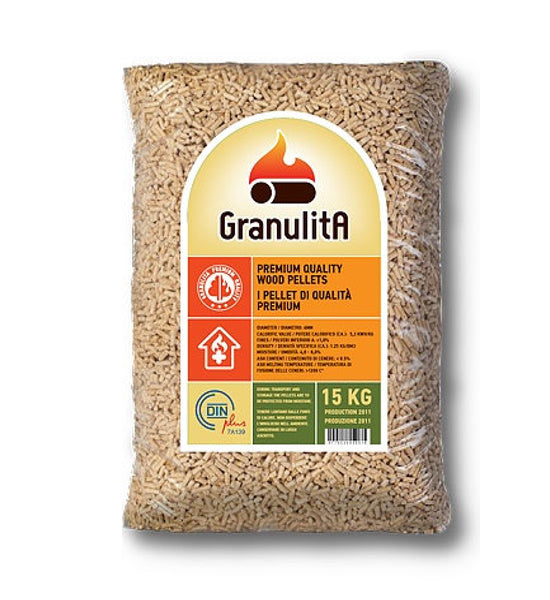 Granulita ENplus A1 Pellet – 70 Sacchi per Stufe e Caldaie