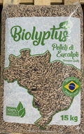 BIOLYPTUS PELLET DI EUCALIPTO 100% – PALLET 70 SACCHI DA 15KG