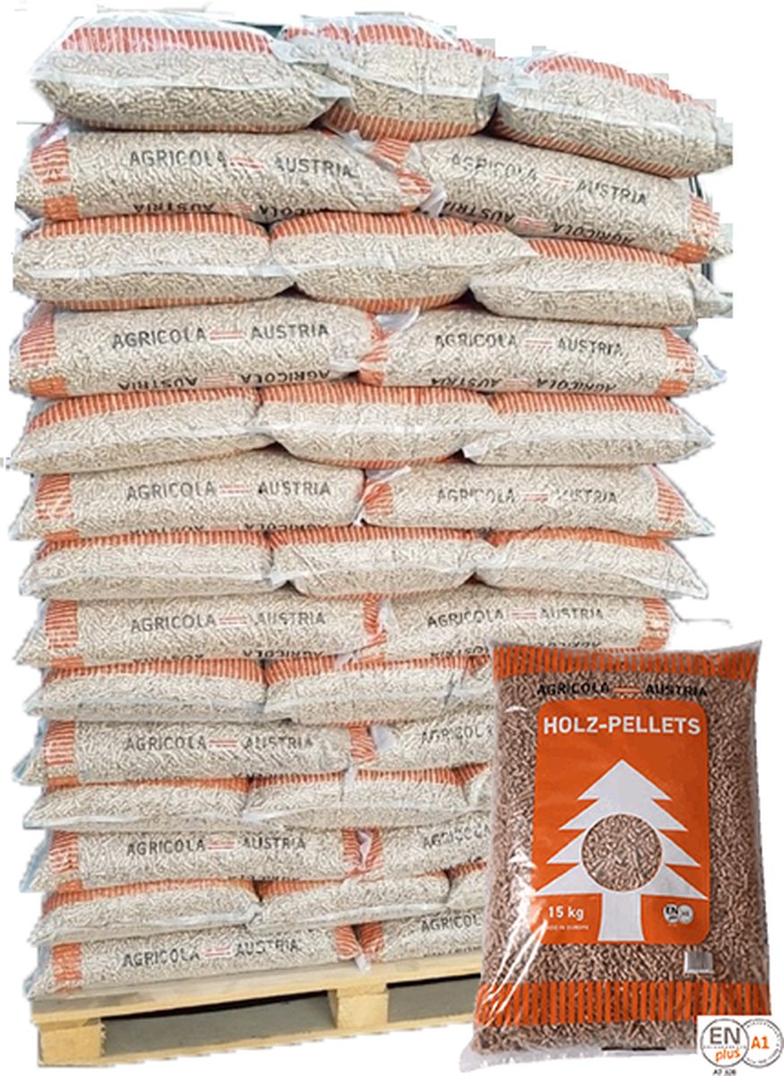 Pellet Premium Klein Holz – Calore Ecologico ad Alte Prestazioni-70 SACCHI DA 15KG
