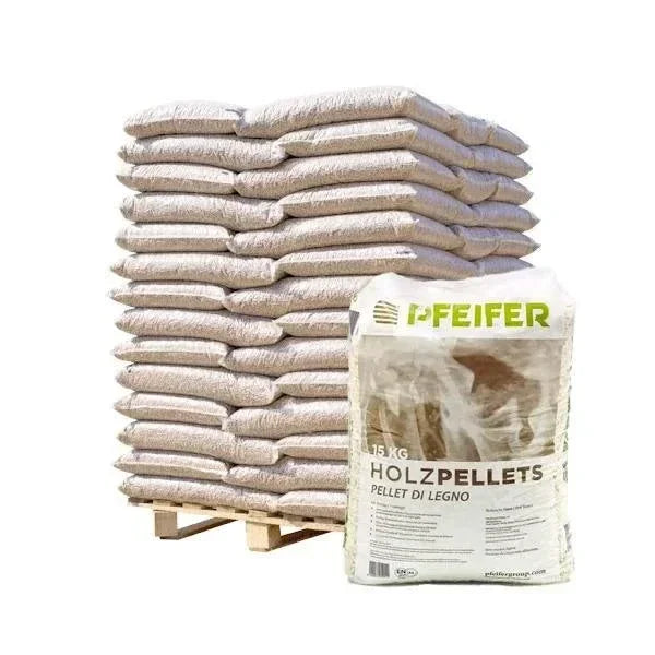 PELLET 100% ABETE DA SEGATURA DI LEGNO – PALLET 70 SACCHI DA 15KG