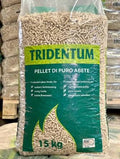 PELLET TRIDENTUM 100% PURO ABETE ENplus A1 – PALLET 70 SACCHI DA 15KG