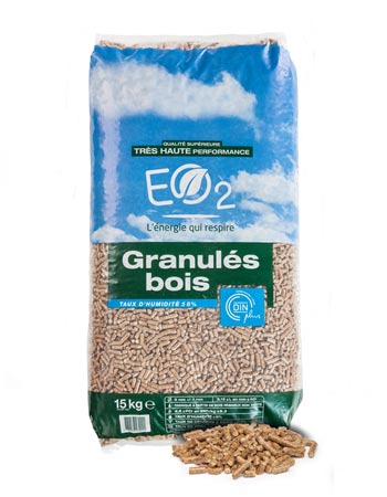 EO2 – Pellet Premium Certificato ENplus A1 | Elevate prestazioni energetiche/70 sacchi da 15kg